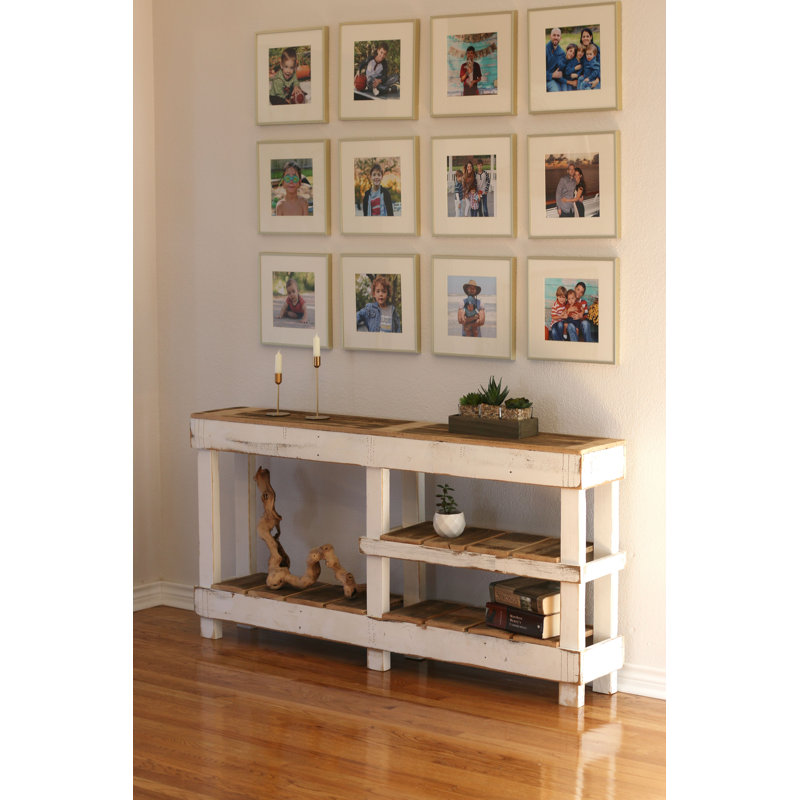 Console en bois massif 60 po Taleigha