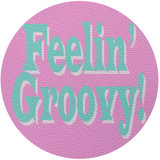 Feelin Groovy Celadon 16" Vinyl Placemat