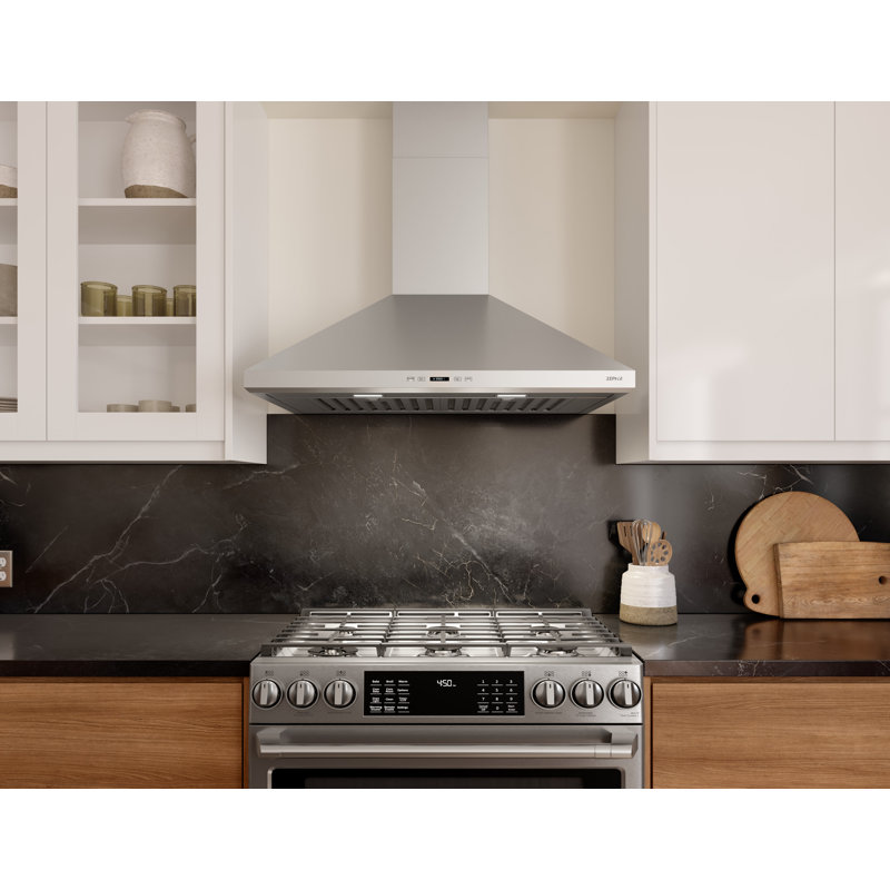 Zephyr Siena 30 in. 650 CFM Wall Mount Range Hood with LED Light in Stainless Steel