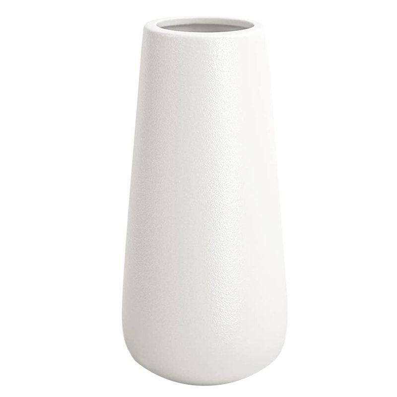 Ceramic / Porcelain Table Vase, White