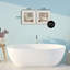 «Relaxing Neutral Bath», ensemble de 2 impressions encadrées sous verre, design par Carol Robinson-1875943293-1875943282