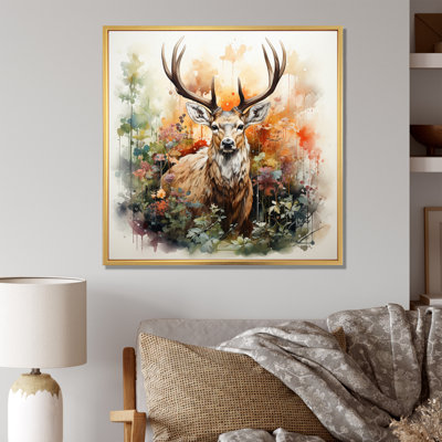 " Deer Abstracted Nature "
