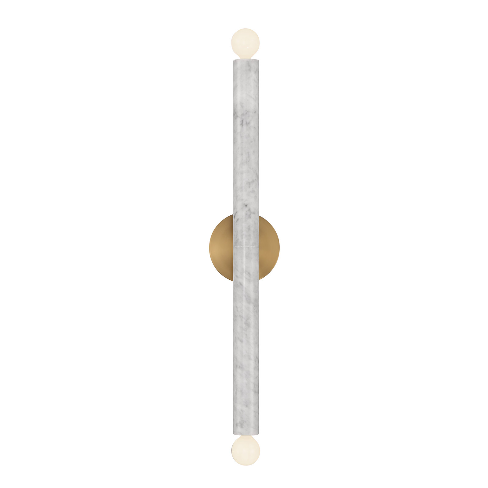 2 Light Dimmable Wall Sconces, White