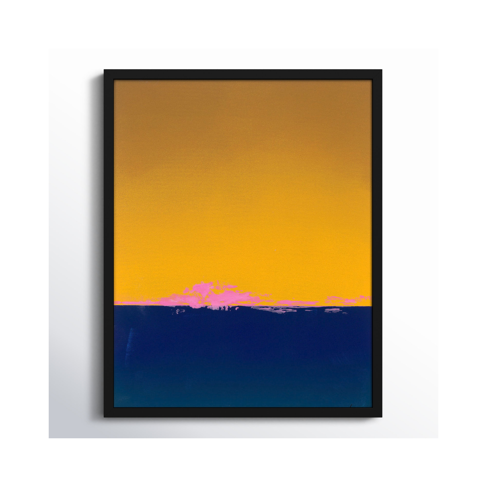 Horizon 1 by Lee Lessem, Black, 30" H x 24" W x 1.25" D