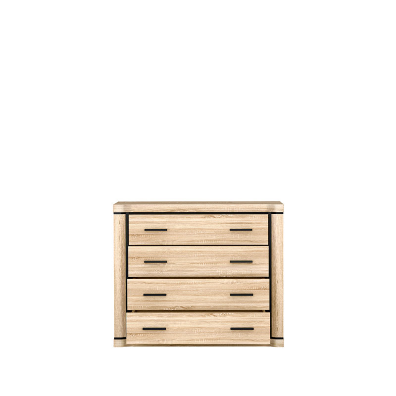 Temmo Laminate Rectangle Accent Chest, Sonoma Oak