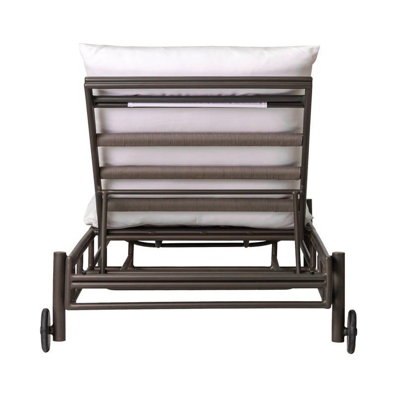 Chaise longue d'extérieur en aluminium Patinero