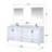 Jacques 80 in W x 22 in D Double Bath Vanity and 30 in Mirrors-2088644623