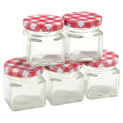 Glass Jar - Set of 5