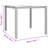 Lotje Square 2 - Person 90cm L Table