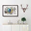 Delicate Peacock Feather - Single Picture Frame Painting on MDF-56874112-56874111