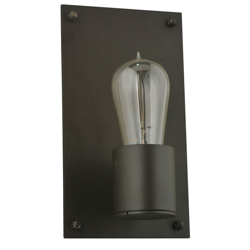 Steel Flush Mounted Sconce