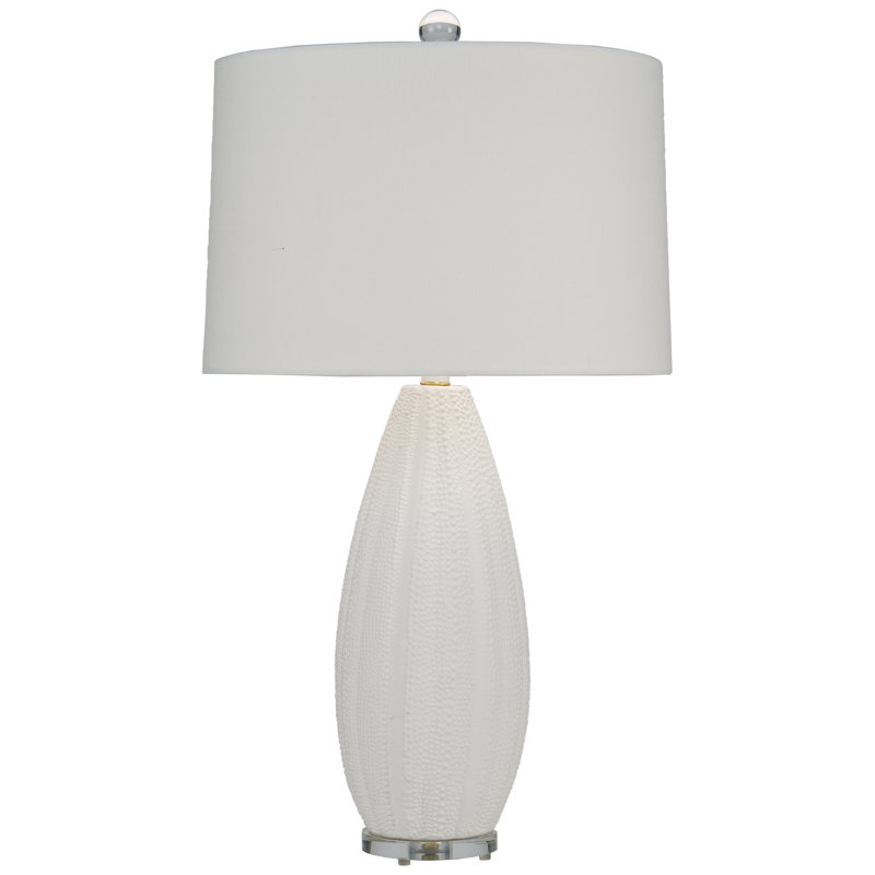Lampe de table blanche 30,5" Seaclutch