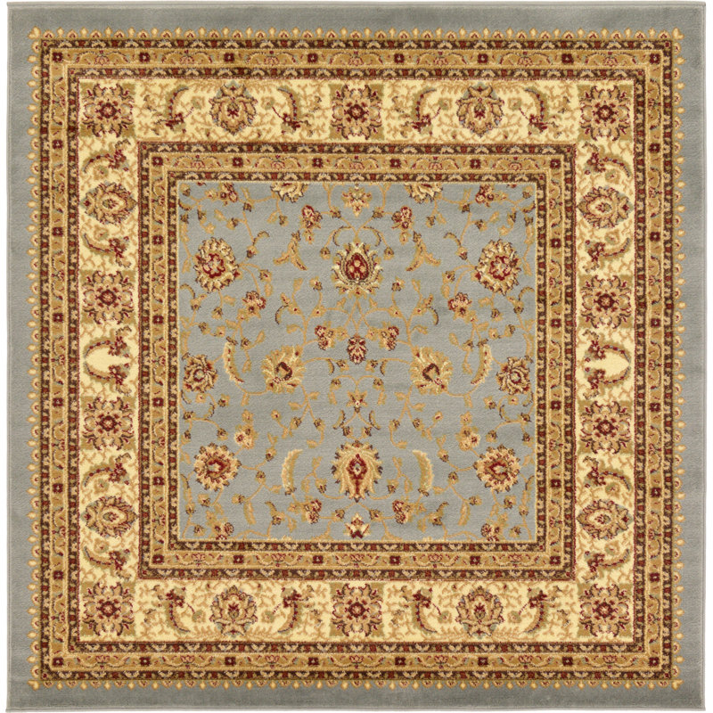 Niles Floral Indoor Rug, Square 6'1"
