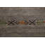 Tapis oriental rayé à la main Gabbeh 5 x 8