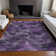 Premium Machine Washable Prisco Purple Rug