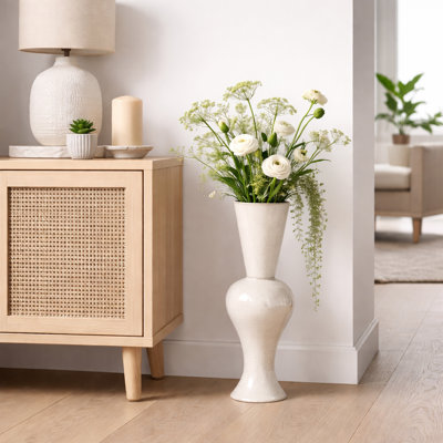 Vase de plancher artistique pour la maison - Vase à fleurs surdimensionné pour l'entrée