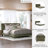 Cerda Upholstered Bed With Roll Slats-876629722