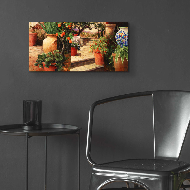 Turo toscan orange par Art Fronckowiak - impression sans cadre, L 24 po x H 12 po