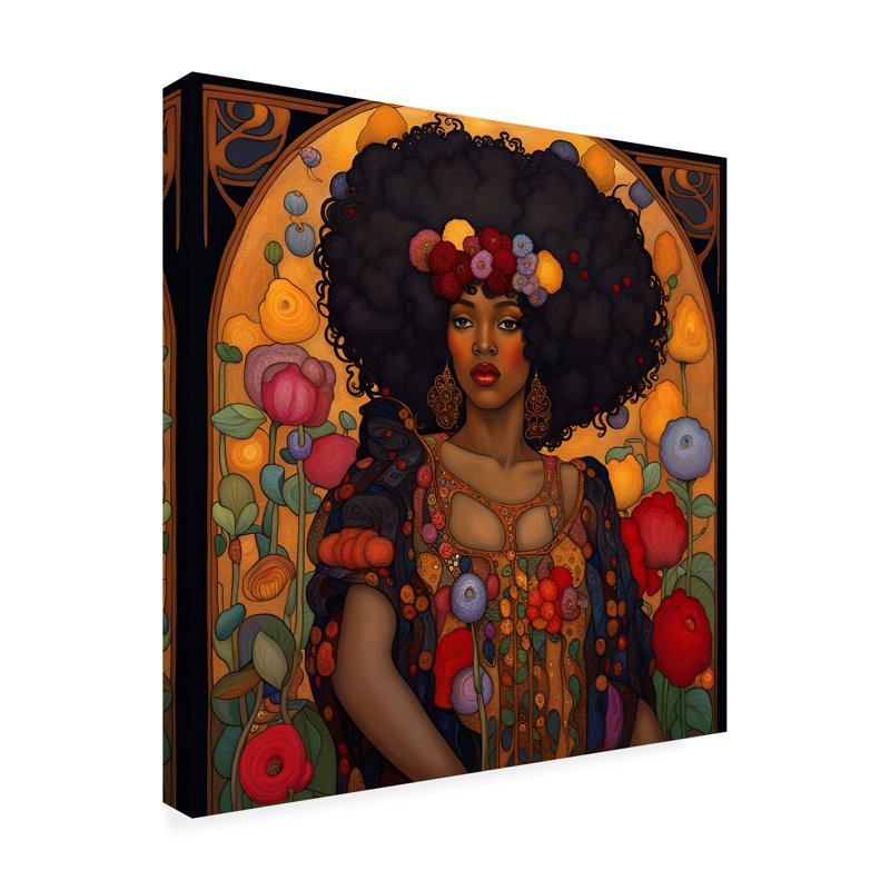 Art sur toile Tina Lavoie, H 14 po x l 14 po x P 2 po