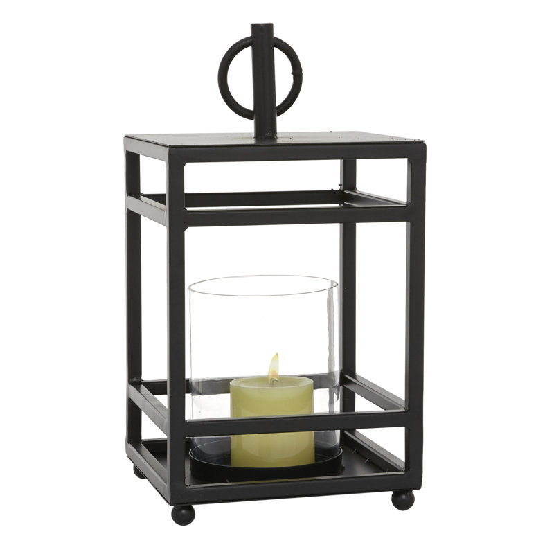 Lanterne de table Leora, H 15,5 po x l 8,25 po x P 8,3 po
