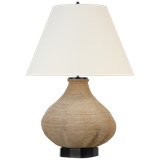 Tahiti 32" Table Lamp in Ash with Linen Shade