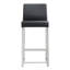 Upholstered Counter Stool with Metal Frame-2082654157-2082654162