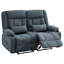 Causeuse inclinable avec porte-gobelets et poche latérale pour le salon-1344877591