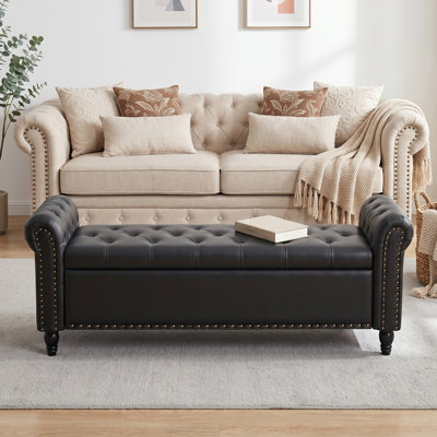 Banc de chambre à coucher avec rangement