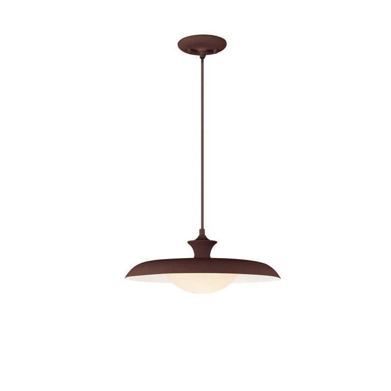 Minori 1 - Light Single Pendant, Red, Red