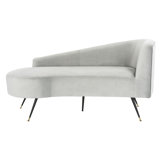 Frankie Velvet Chaise Lounge