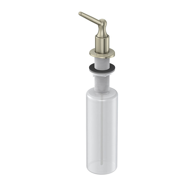 Soap and Lotion Dispenser, Brushed Nickel