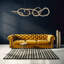Natural Quartz 5 Rings Chandelier Lighting