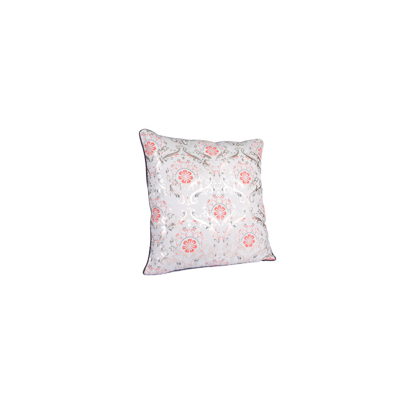 Cotton Floral Square Cushion