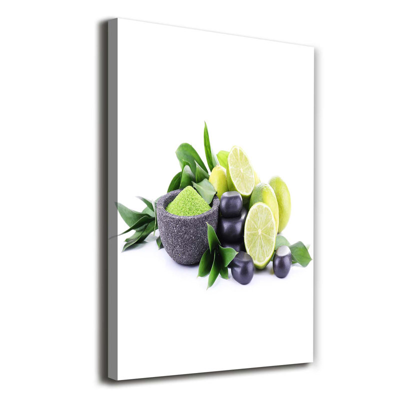 Citruses And Stones - Wrapped Canvas Print