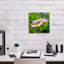 «Flower I», art mural sur toile, 37 po x 37 po-559929515