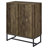 Rustic and Gunmetal Accent Cabinet