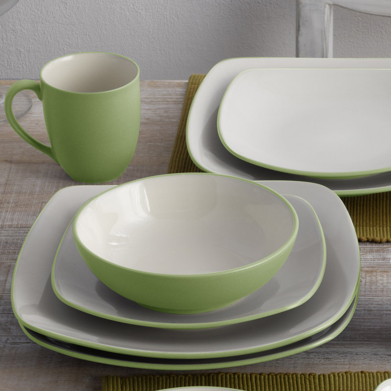 Noritake Colorwave Square Salad Plates, 8-1/4", Apple