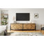 Geometric Wood TV Stand