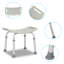 Chaise de douche ajustable