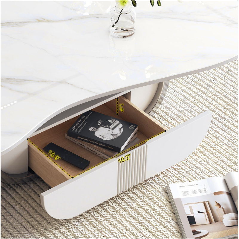 Table basse avec plateau Modern Modern, Gris