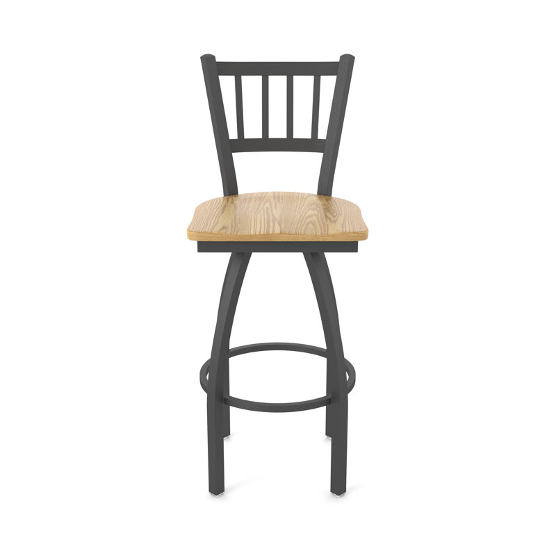Comptoir, bar et tabouret très grand Contessa, Érable moyen, Bronze, Très grand (siège d'une hauteur de 36 po)
