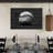 Monochrome Baseball Canvas Print-664759496