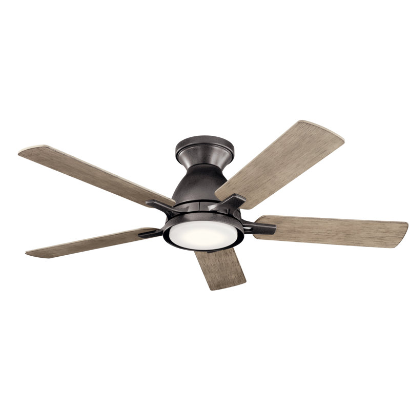 44'' Ceiling Fan with LED Lights, Anvil Iron