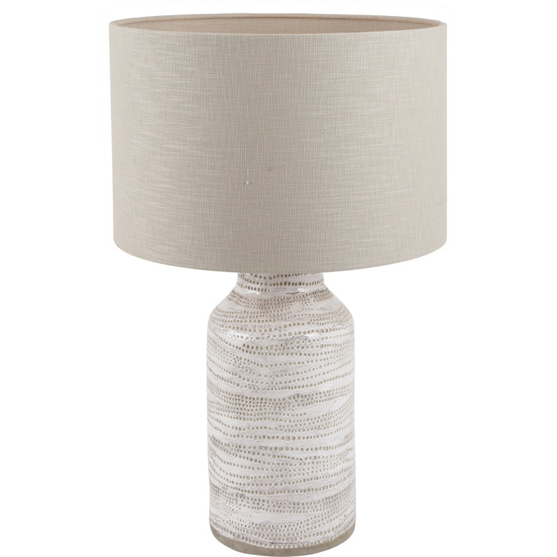 Ceramic Table Lamp, Grey