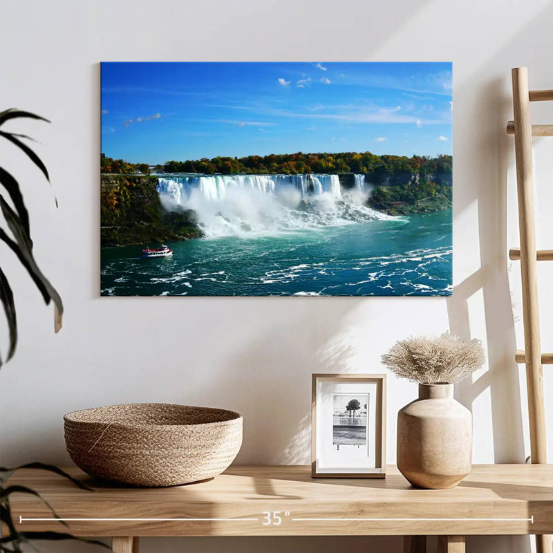 Alvord Sunny Day In Niagara Falls, 16" H x 24" W