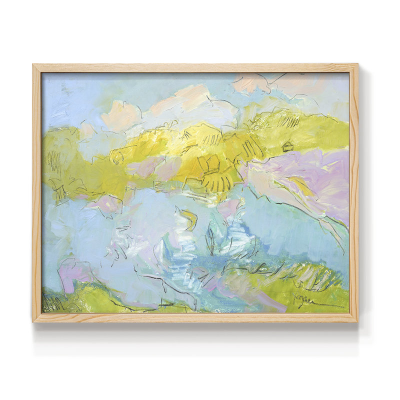 Learning to Fly -Framed Print - Restickable, H 8 po x l 10 po, Naturel