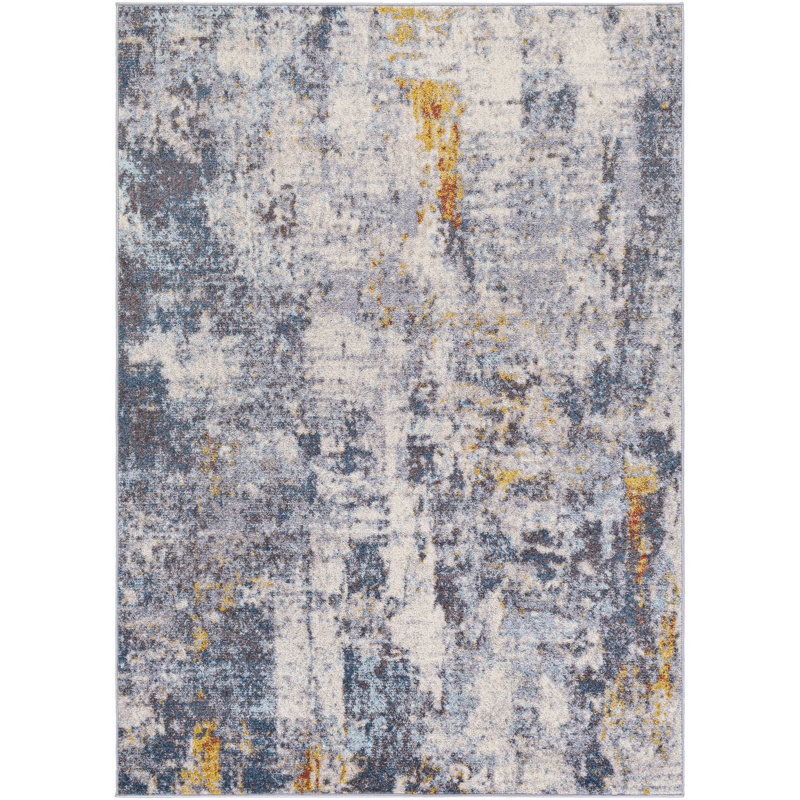 Abstract Indoor Rug, Rectangle 5'3" x 7'3"