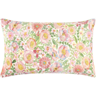 Spring Bouquet Lumbar Pillow Cover & Insert
