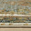 Tapis oriental en nylon / polypropylène tissé à la machine Raiyaan en ivoire / bleu / brun-837475072