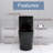 Matte Black Elongated One Piece Toilet Dual Flush 1.1/1.6 GPF Water Saving Map 1000G,Matte Black-124934879